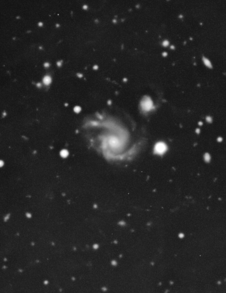 Two "interacting" galaxies likely not.